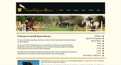 Desktop Screenshot of castellsportshorses.co.uk